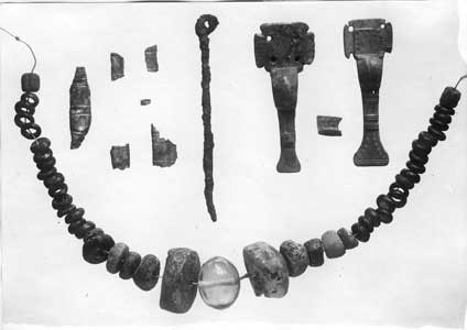 Finds from grave 11 Wallingford