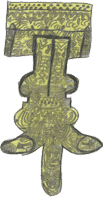 Brooch drawn by Lydia age 8