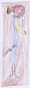 Burial drawn by Tommy