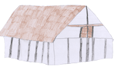 House drawn by Aaron age 10