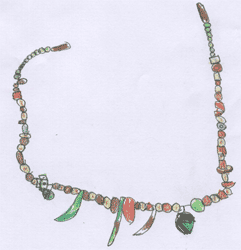Necklace drawn by Anona Age 8