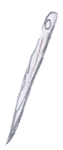 Drawing of needle