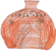 Urn drawn by Asya age 8