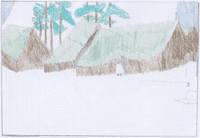 Village drawn by Jay age 10