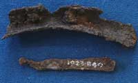Iron rim and fragments from Sutton Courtenay (AN1923.840)