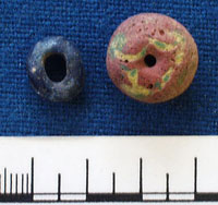 Glass beads from Abingdon Oxfordshire (AN1935.47f)