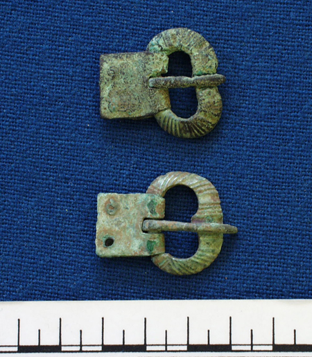 Buckles from grave 8 Wallingford