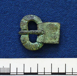 Close up of top buckle