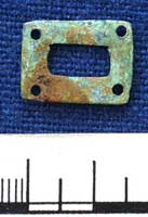 Belt plate from grave 8 Wallingford