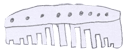 Comb drawn by Nicky age 10