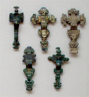Cruciform brooches